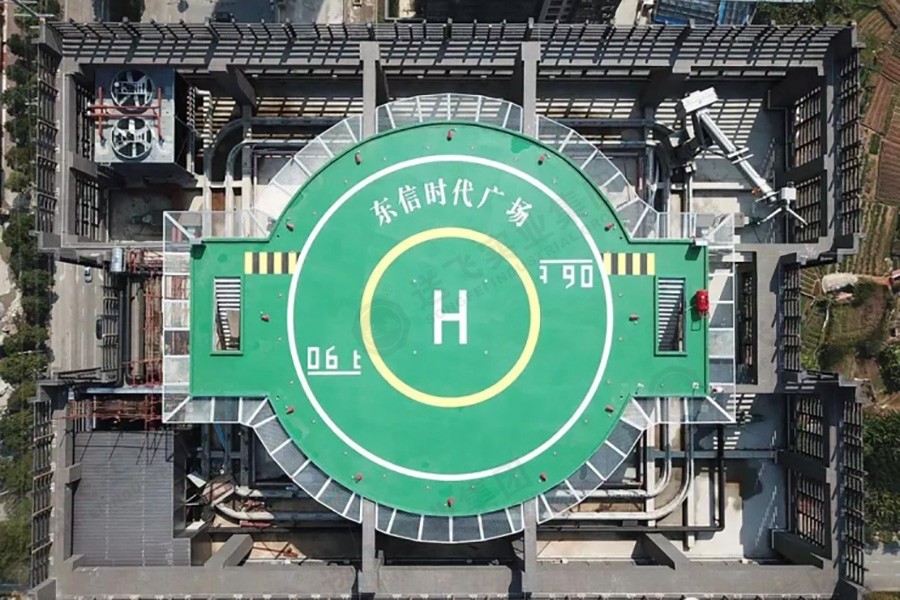 直升機停機坪機場標志顏色是固定的嗎？都有哪些？